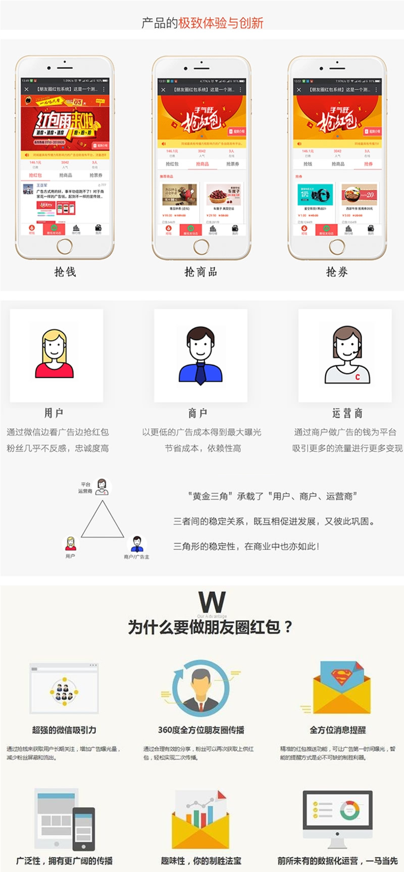 朋友圈红包系统 微商家广告 自媒体本地方站运营公众号流量变现新微信营销推广模式-云梦源码网